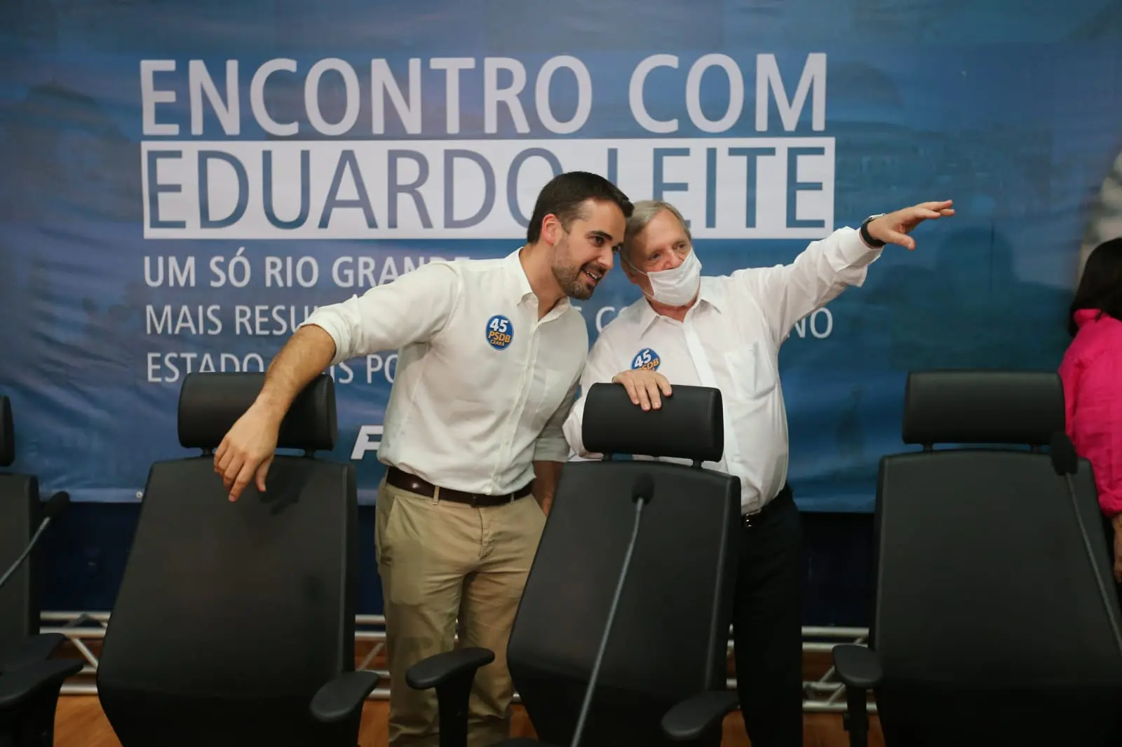 Tasso Jereissati e Eduardo Leite