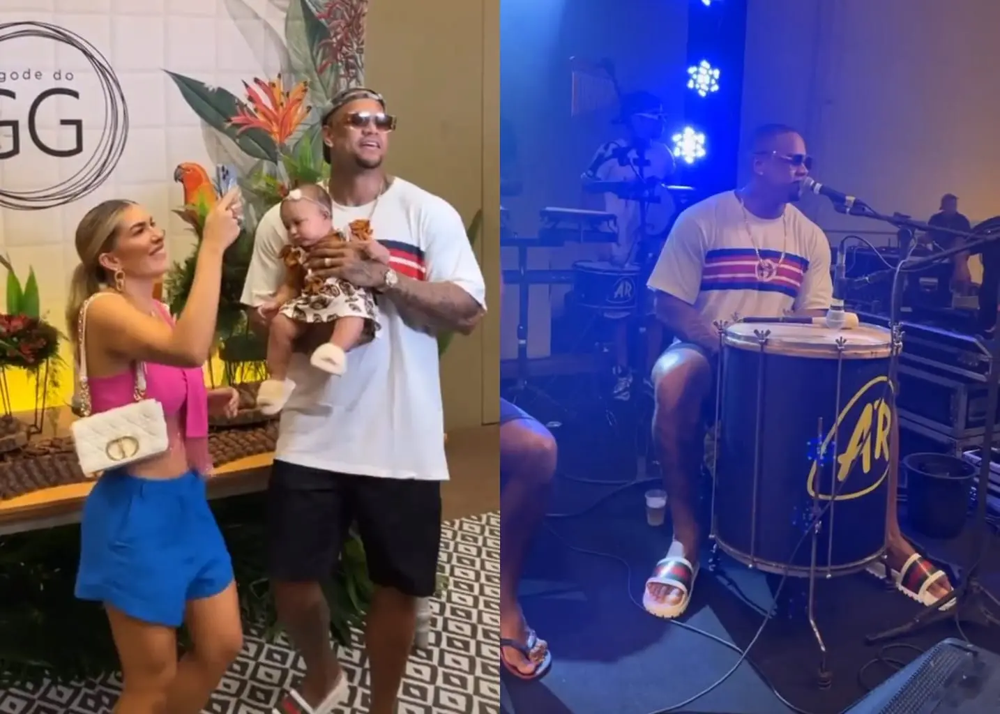 Cantor ganhou festa temática