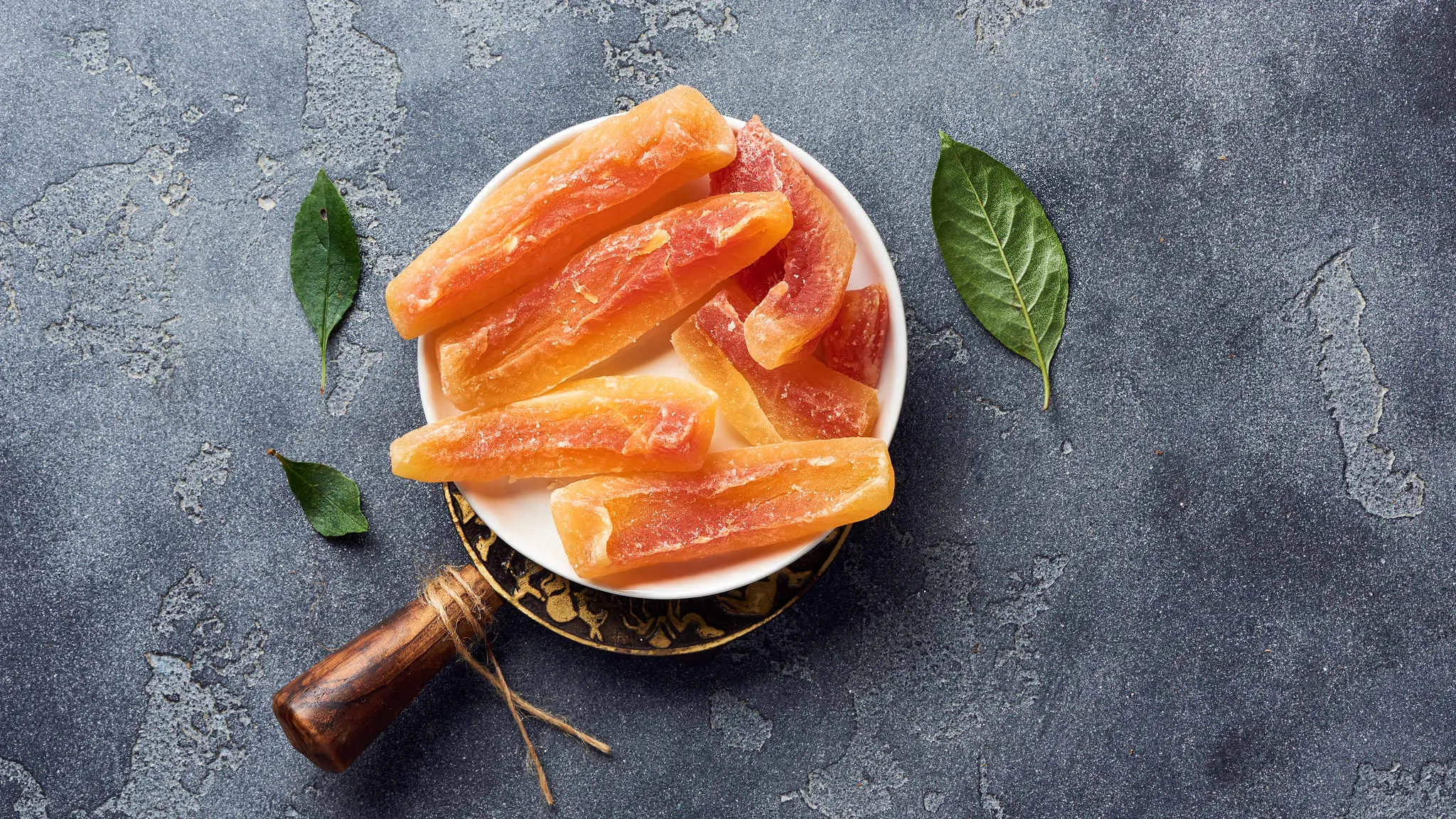 Doce de mamão cristalizado