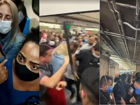 Situação causou tumulto em metrô de São Paulo