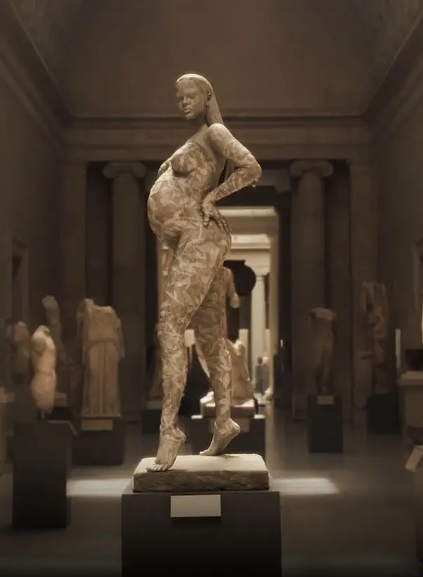 Monumento de Rihanna no Met Gala