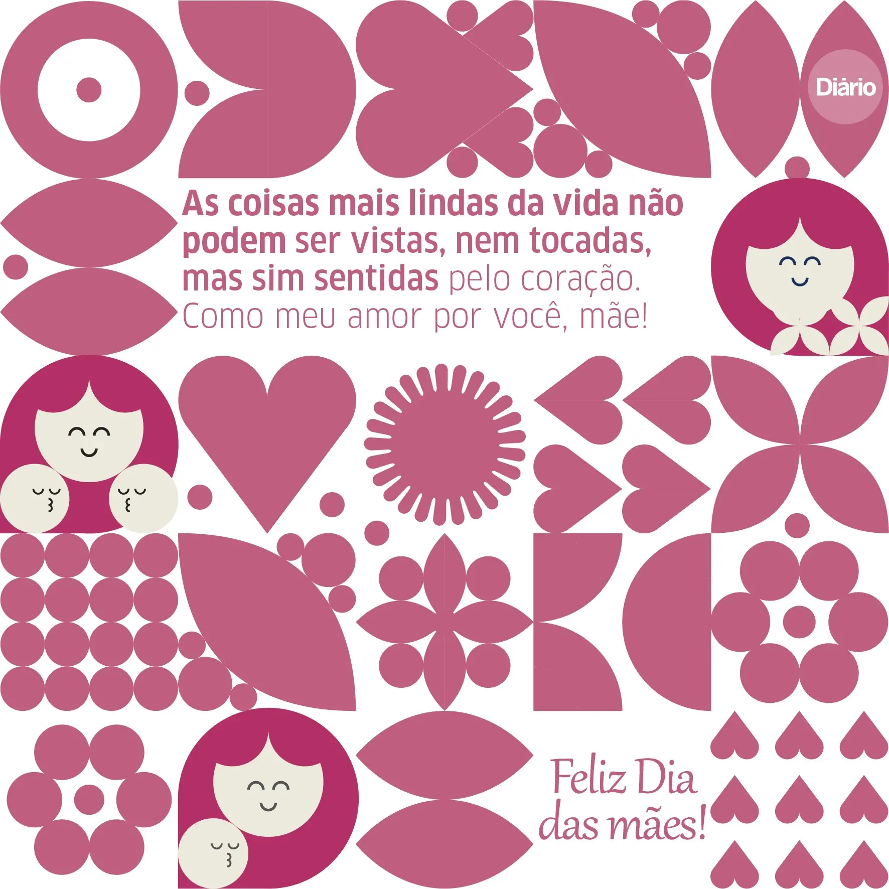 Cartão para o Dia das Mães