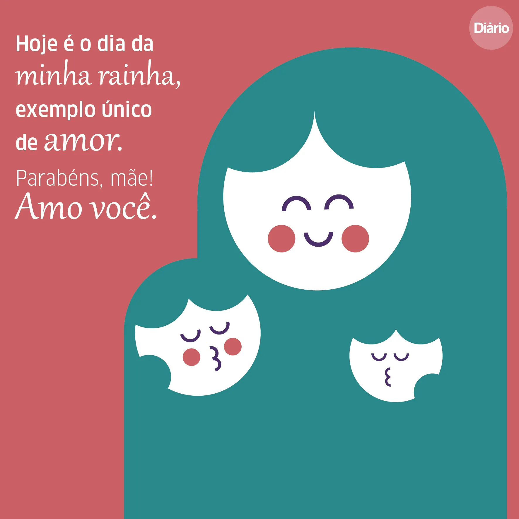 A maternidade não está atrelada somente ao sangue. Mãe também é aquela que cria e cuida.