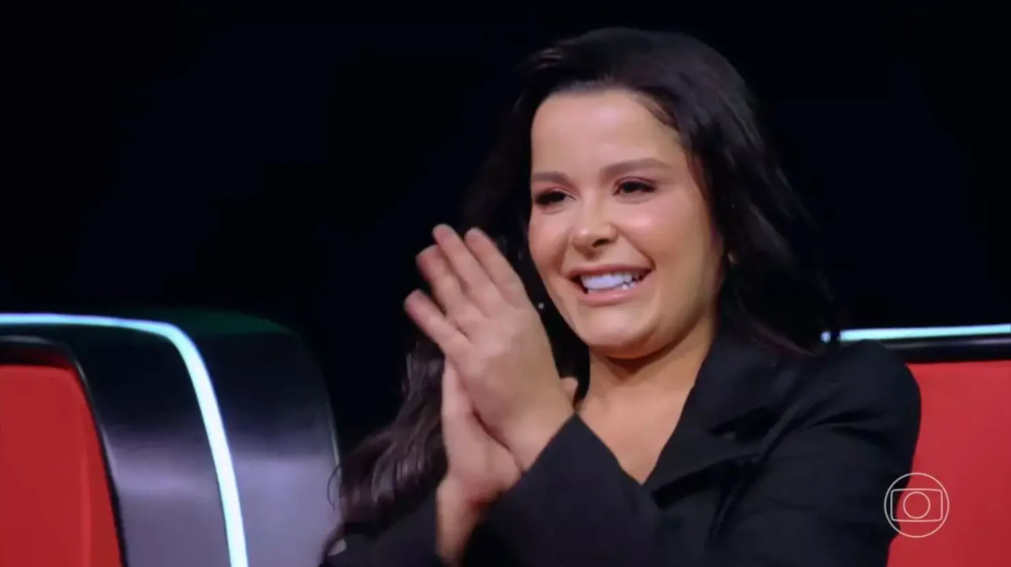 Maraísa durante Audições às Cegas do The Voice Kids 7