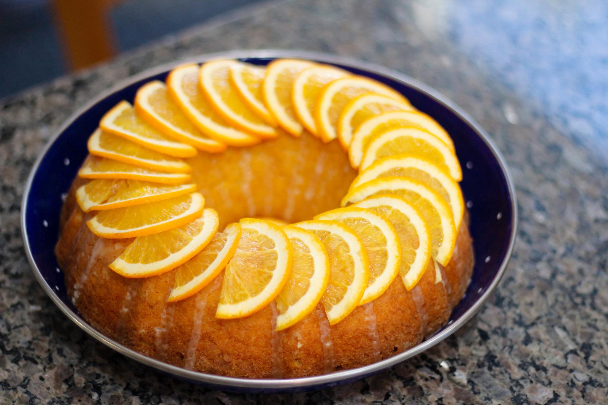 Bolo de laranja com limão