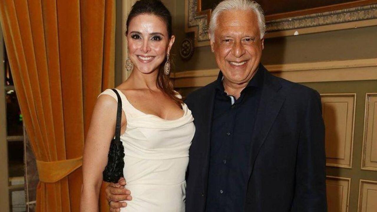 Antonio Fagundes e a esposa Alexandra Martins