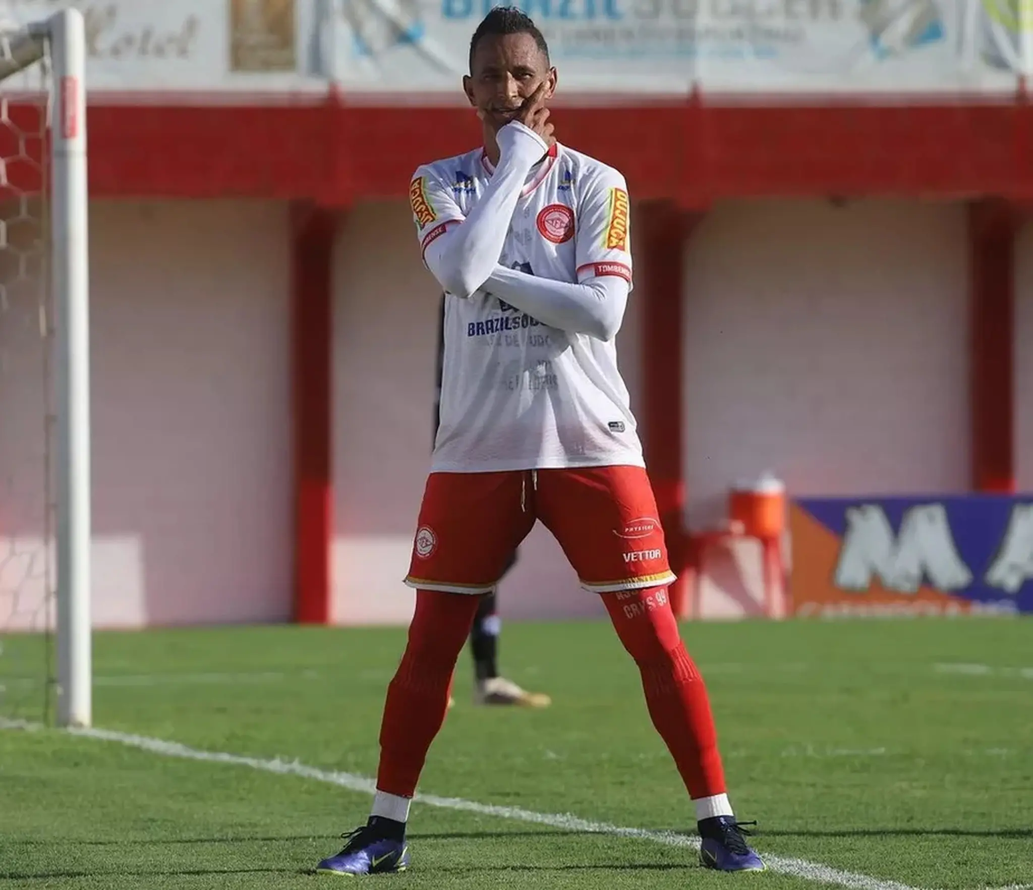 Ciel em comemoração de gol