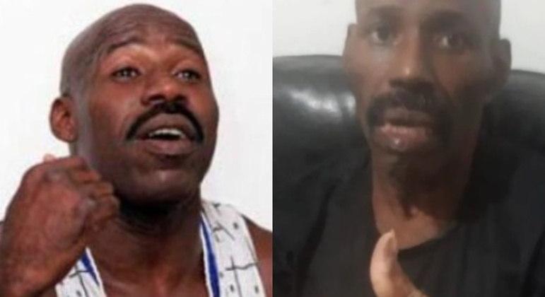 Imagem mostra montagem com homem