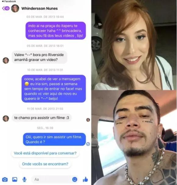 Conversa no Facebook