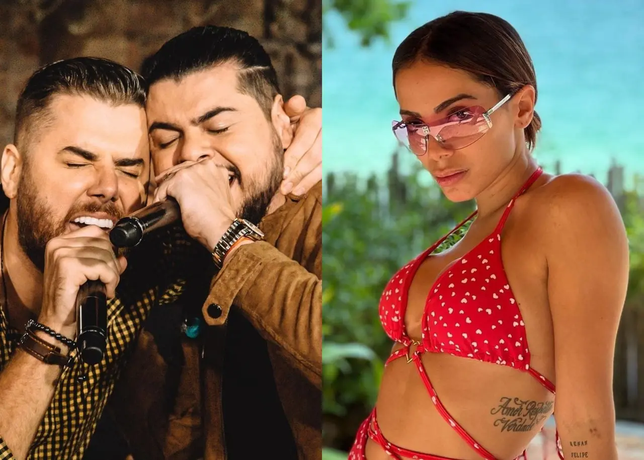 Zé Neto atingiu fãs da cantora Anitta por comentário sobre tatuagem