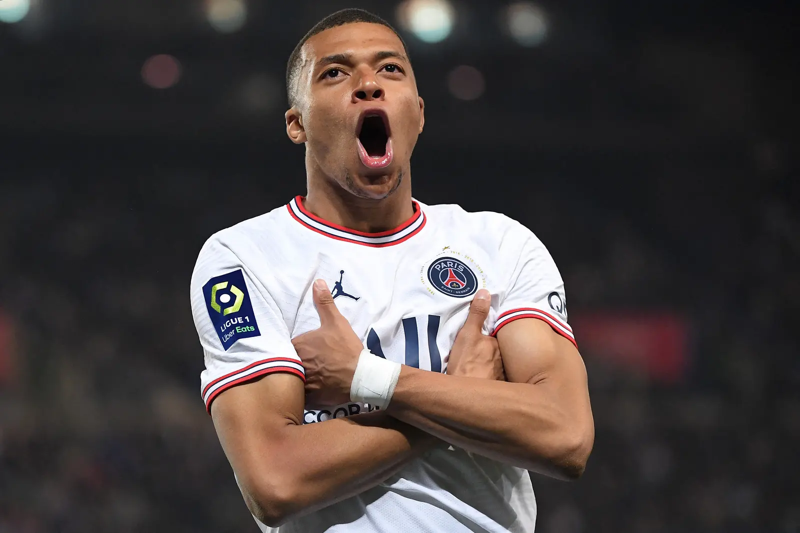 Mbappé em ação pelo PSG