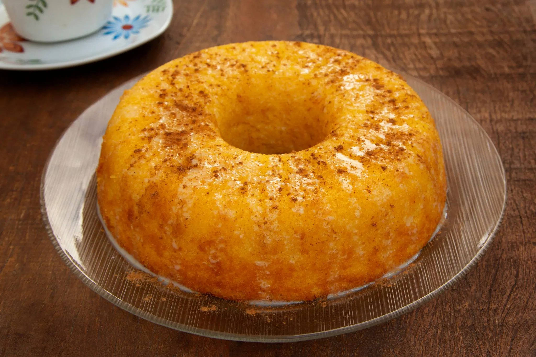 Bolo de fubá cremoso