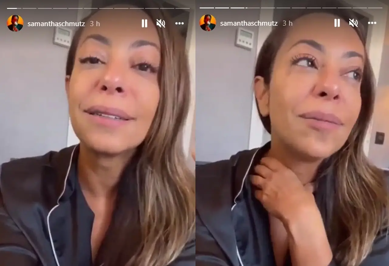 Atriz chorou em stories