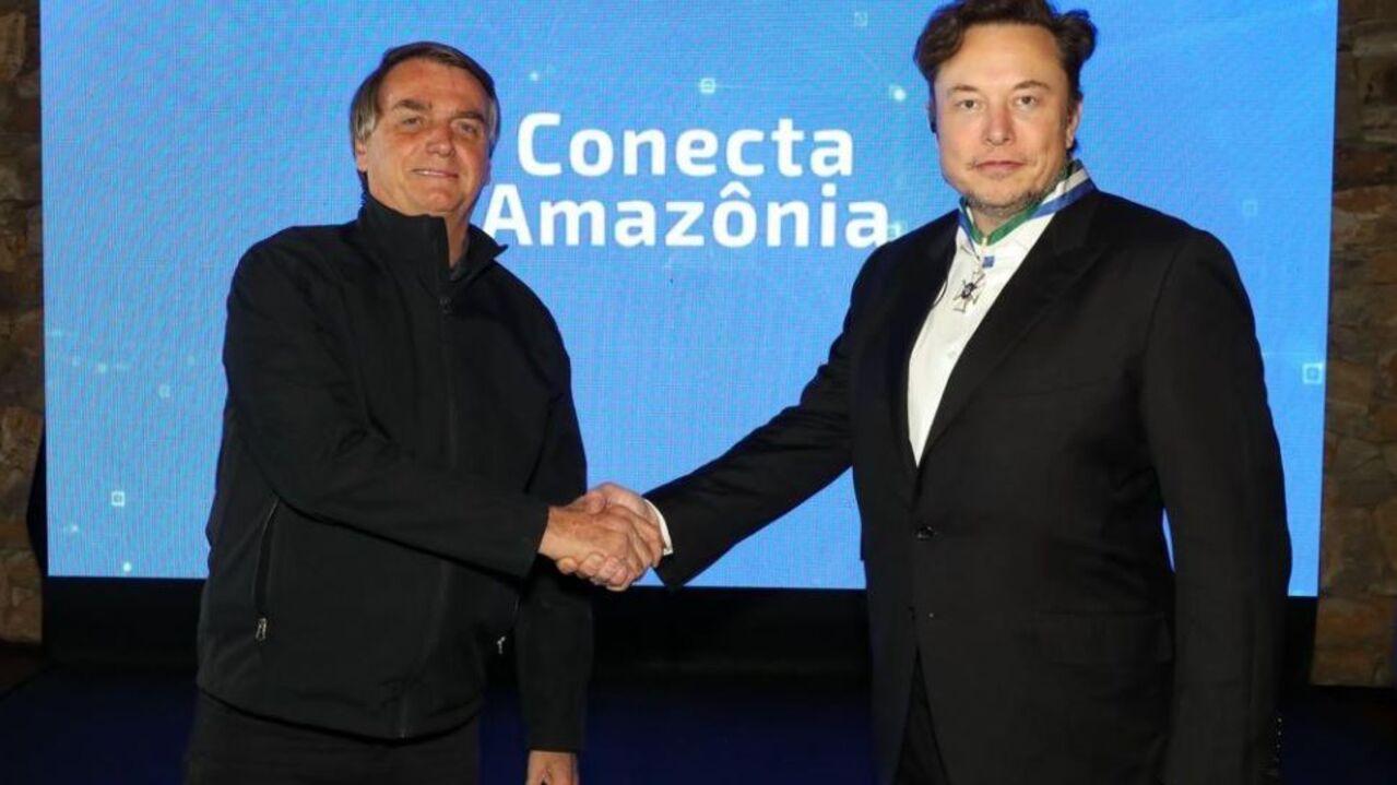 Elon Musk e Bolsonaro