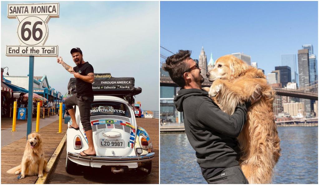 Brasileiro Jesse Koz e golden Shurastey morrem em acidente de fusca nos EUA