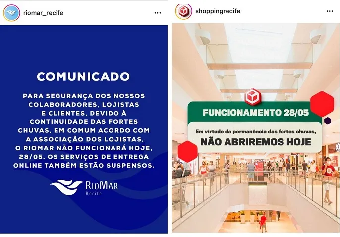 Por nota, os centros comerciais destacam que a decisão é baseada em prol da segurança dos colaboradores e clientes.