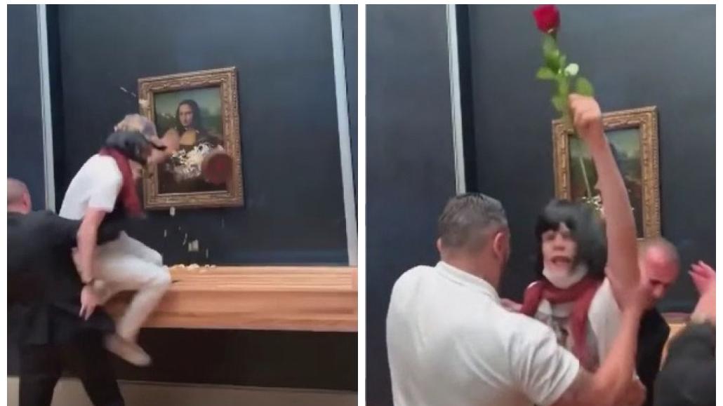 Quadro da Monalisa é atacado com torta no Louvre; relembre