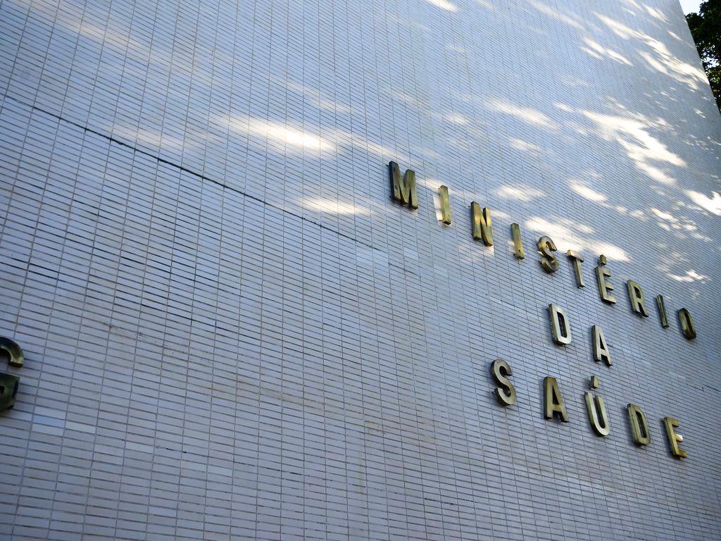 Fachada do Ministério da Saúde.