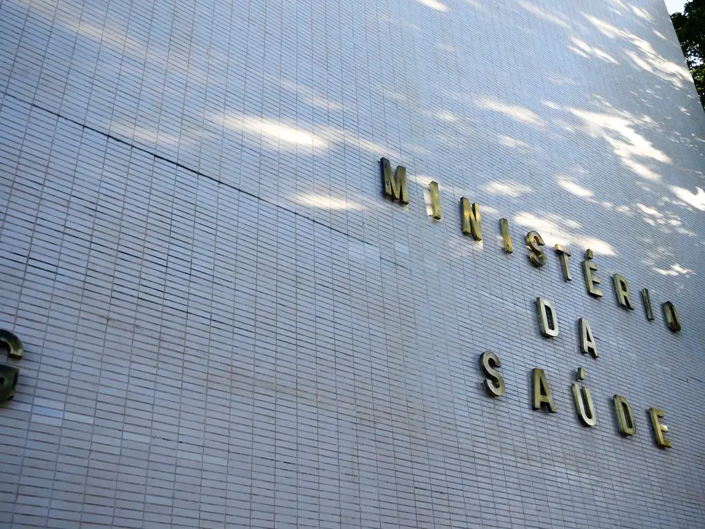 Fachada do Ministério da Saúde.