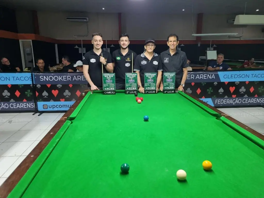 Da direita pra esquerda: Celinho Parente, campeão cearense, Periquito, vice-campeão, Aurélio e Jesus Batista