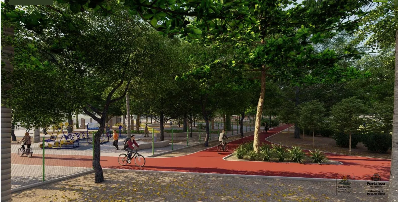 Novo parque Rio Branco terá uma Ciclorrota para interligar as quatro entradas às atrações do espaço