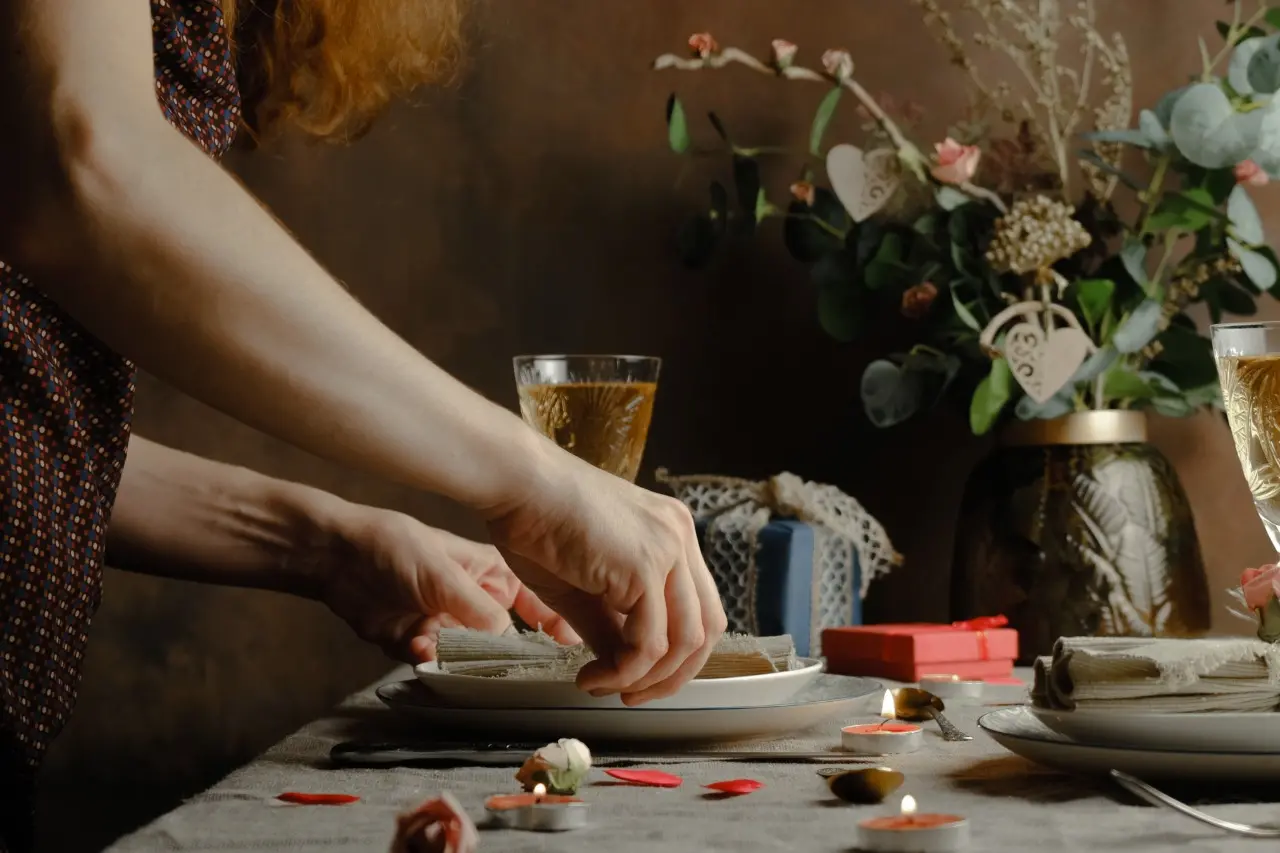 Mesa para o dia dos namorados