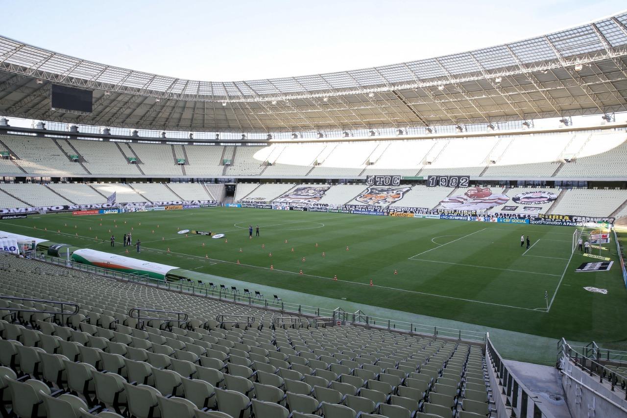 Arena Castelão antes de jogo pela Série A