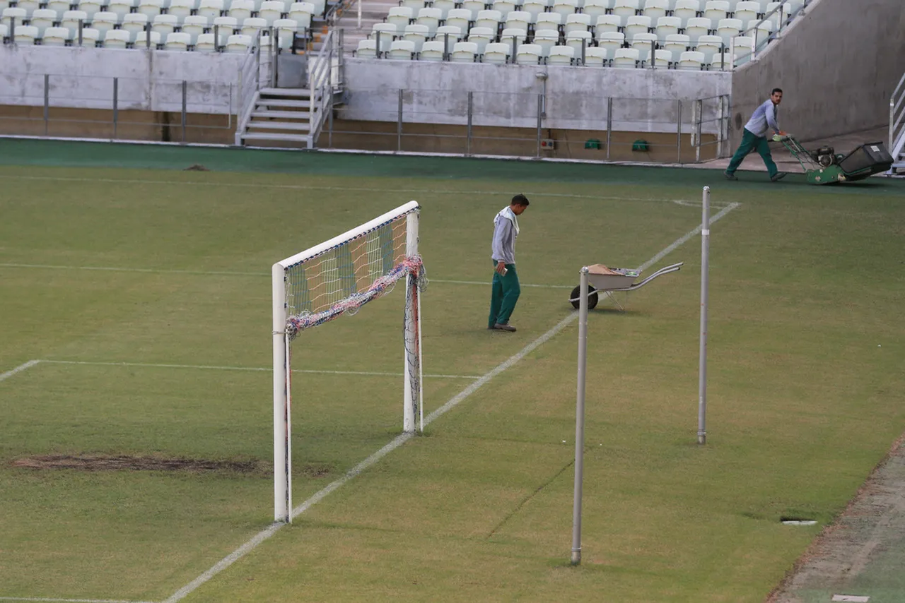 A Arena Castelão é a praça esportiva que mais recebeu jogos no país neste ano, com mais de 38 partidas