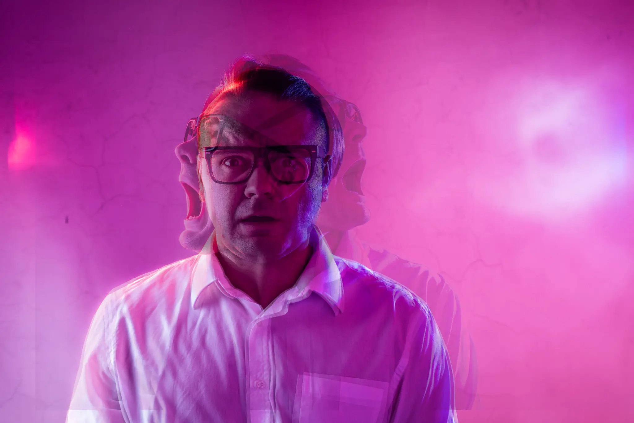 Homem com ataque de pânico