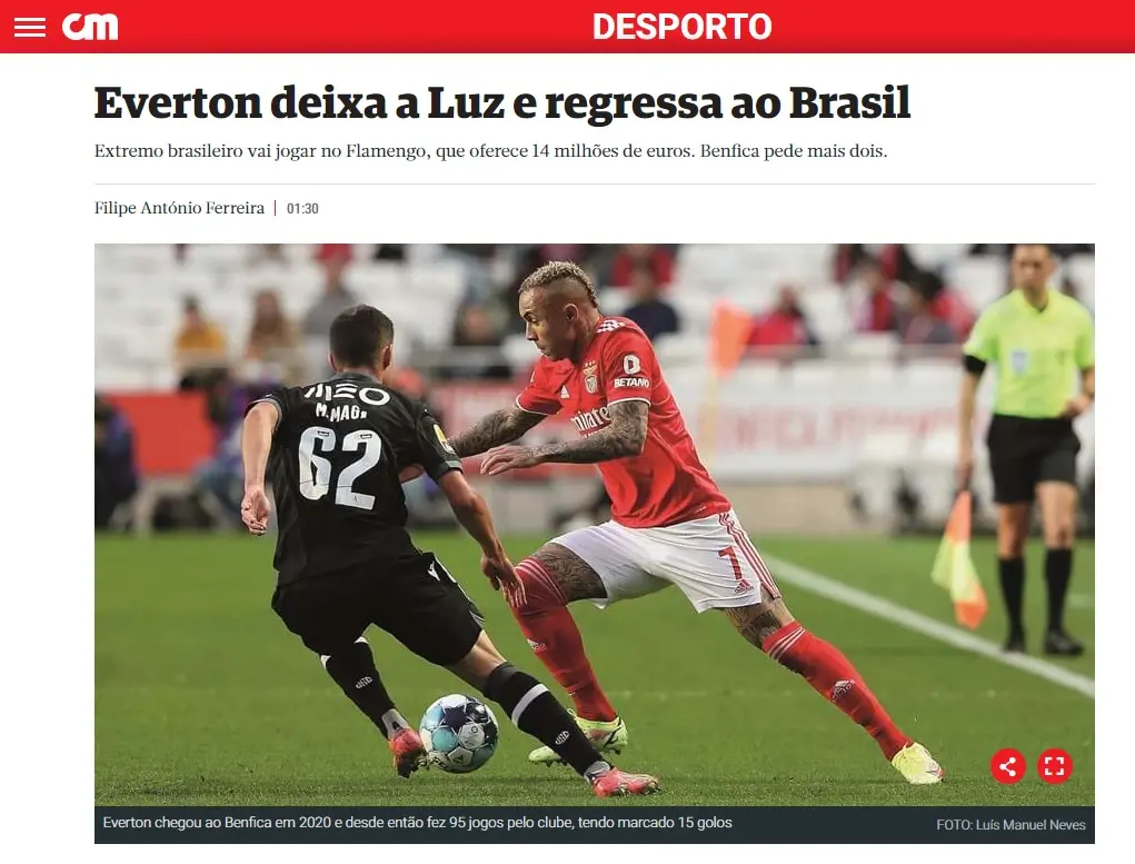 Imagem mostra capa de jornal