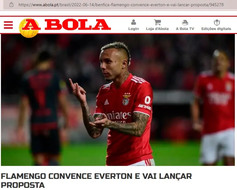 Imagem mostra capa de jornal