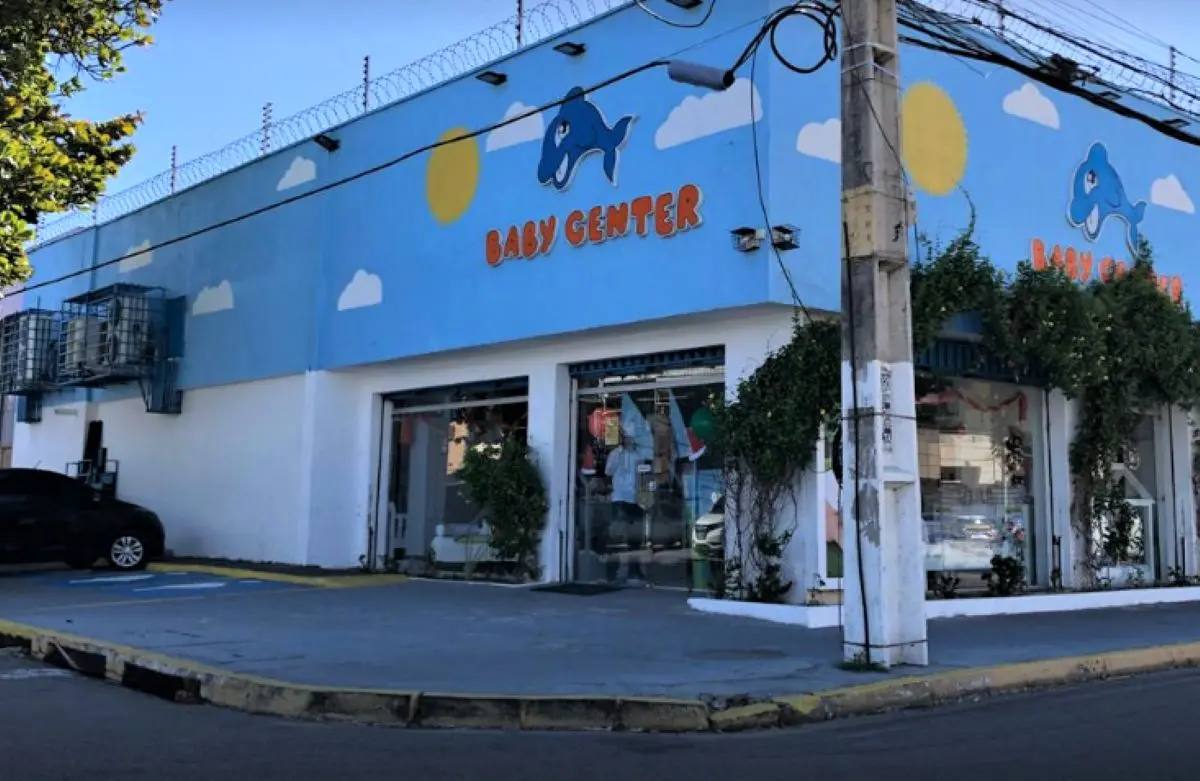 fachada da loja baby center em fortaleza