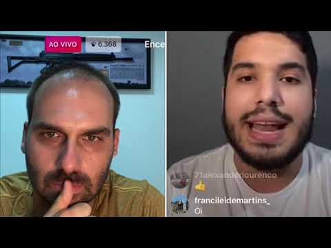 André Fernandes e Eduardo Bolsonaro