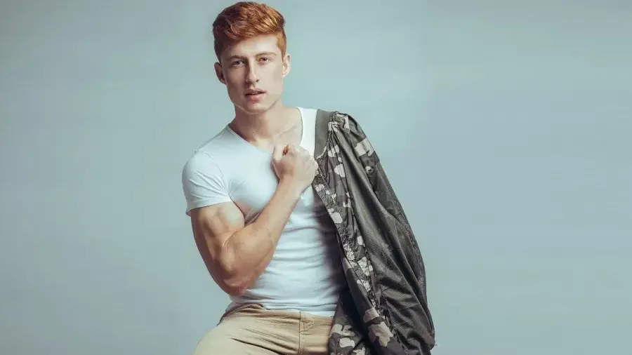 Modelo posando para a foto