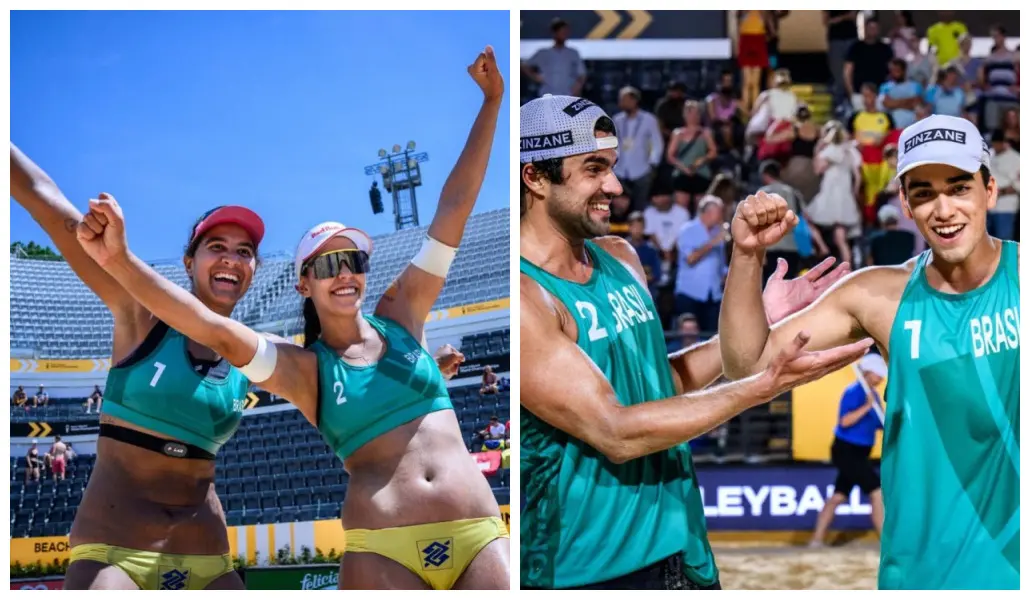Duplas do Brasil garantem vaga na grande final do Mundial do Vôlei de Praia