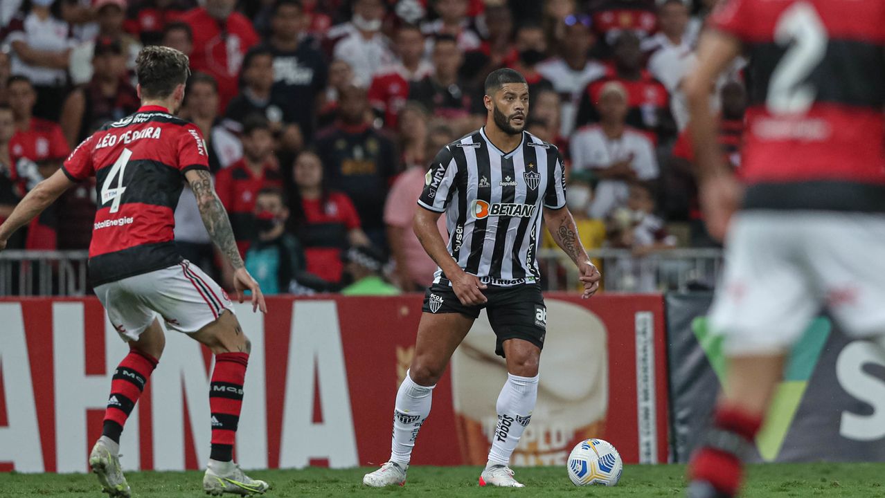 Jogo entre Flamengo e Atlético-MG no Brasileiro 2021