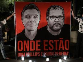 Protesto por Dom Phillips e Bruno Pereira