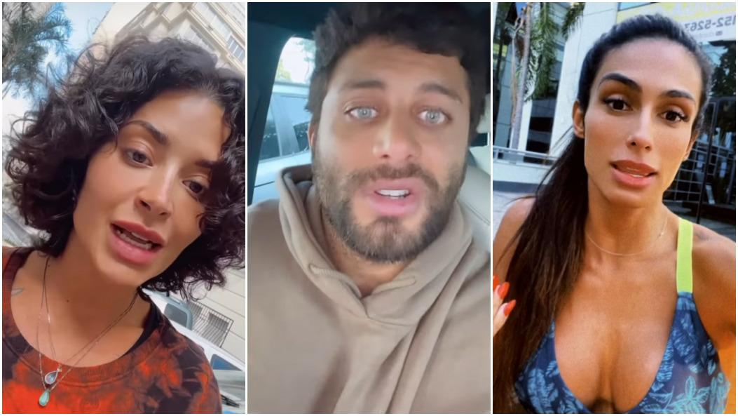 Aline Campos, Jesus Luz e Carol Ramiro.