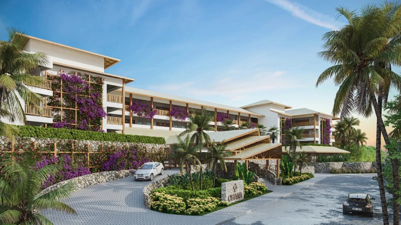 Ohana será construído em uma área de aproximadamente 10.000 metros quadrados, de frente para o mar e ao lado do Suites Beach Park Resort, primeiro resort do Grupo.