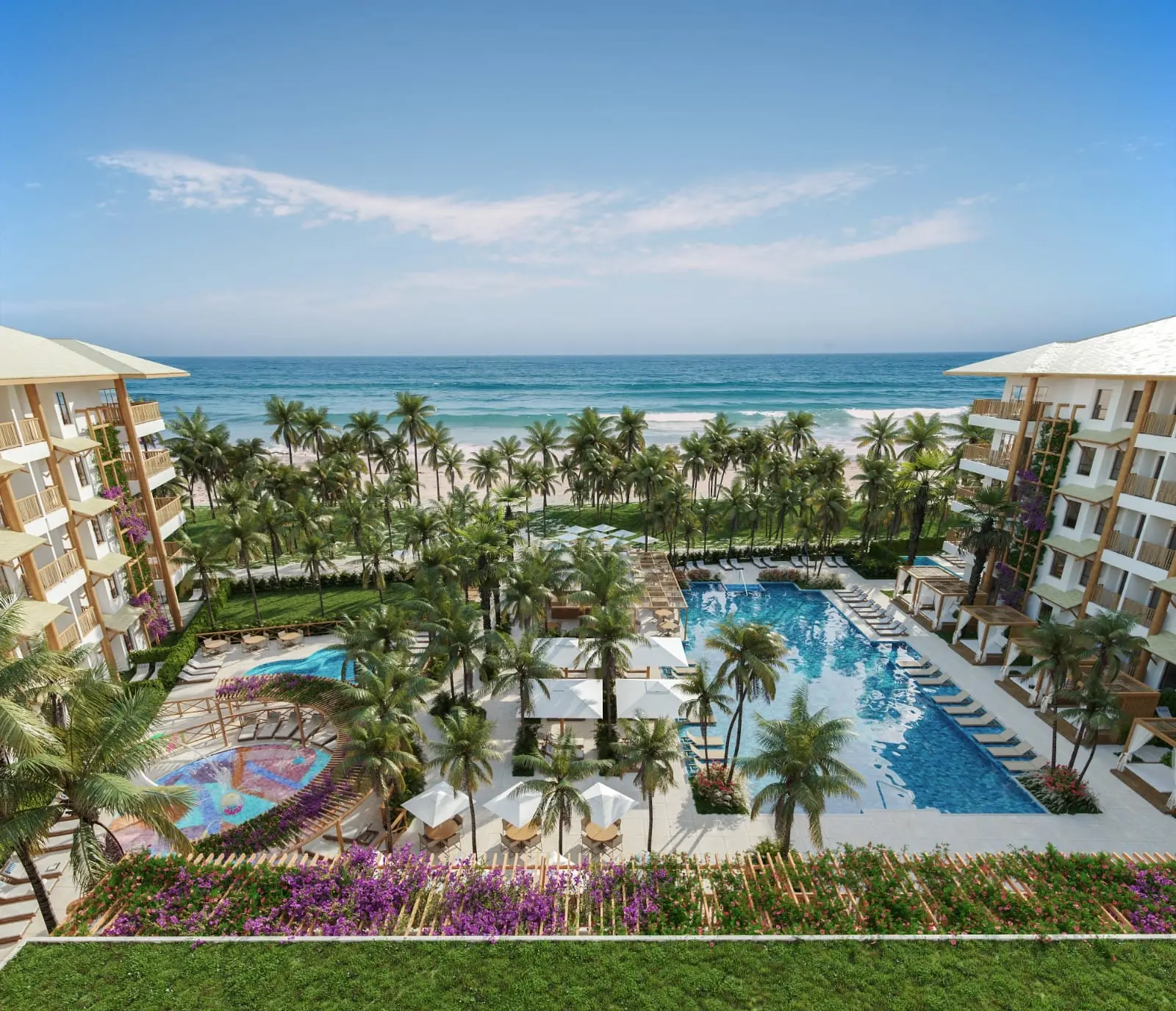 Projeção do resort