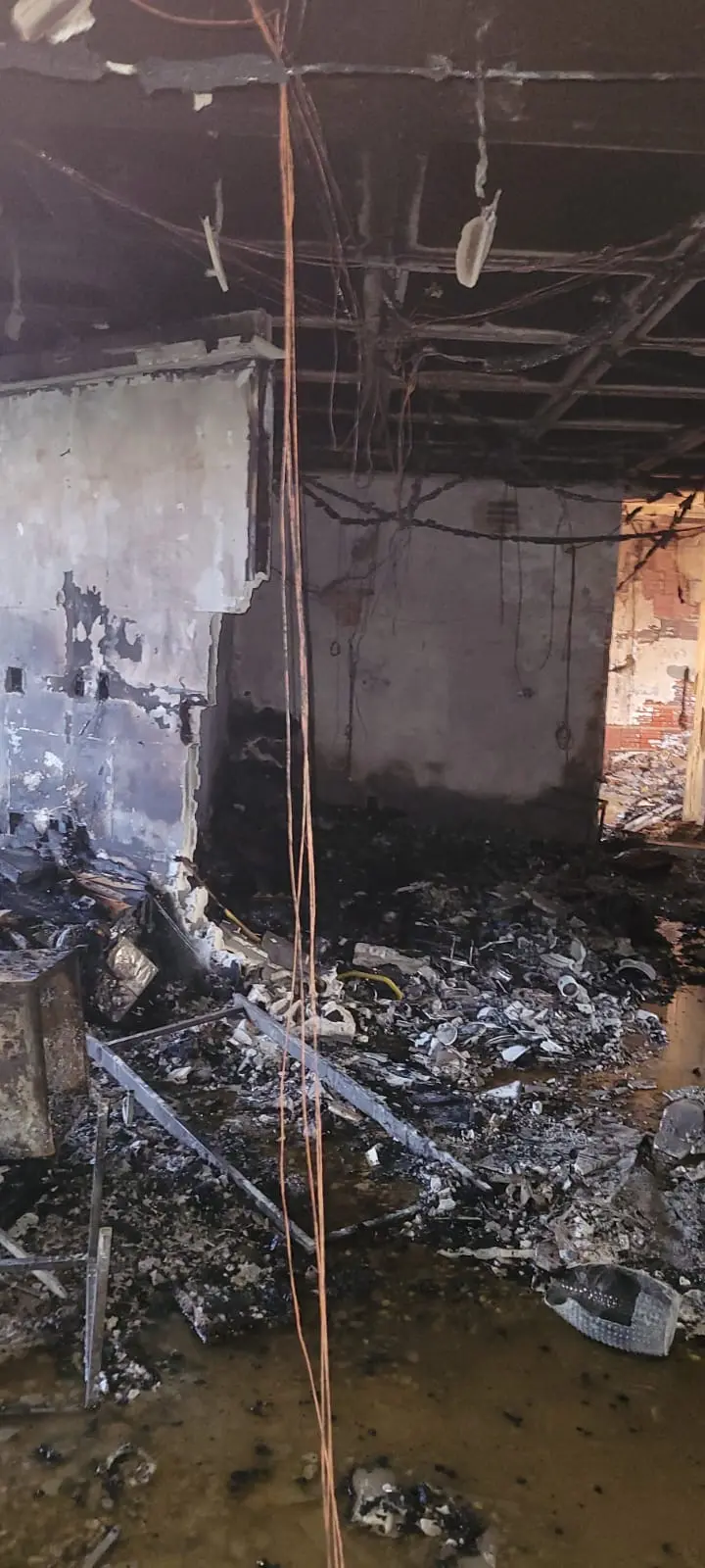 incêndio em apartamento no bairro Cocó, em Fortaleza