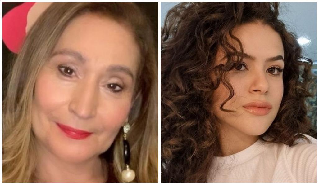 Montagem com fotos de Sônia Abrão e Maisa Silva