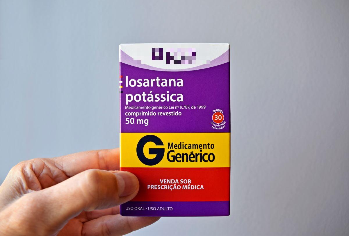 caixa de losartana potássica