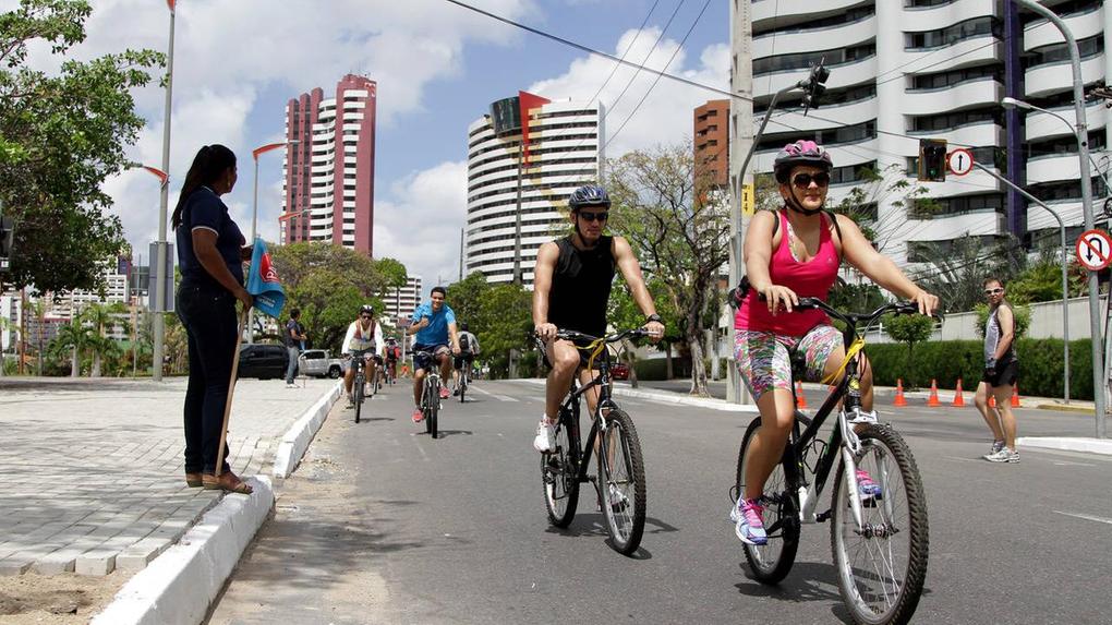Pedal Ecológico realizado pela Prefeitura de Fortaleza