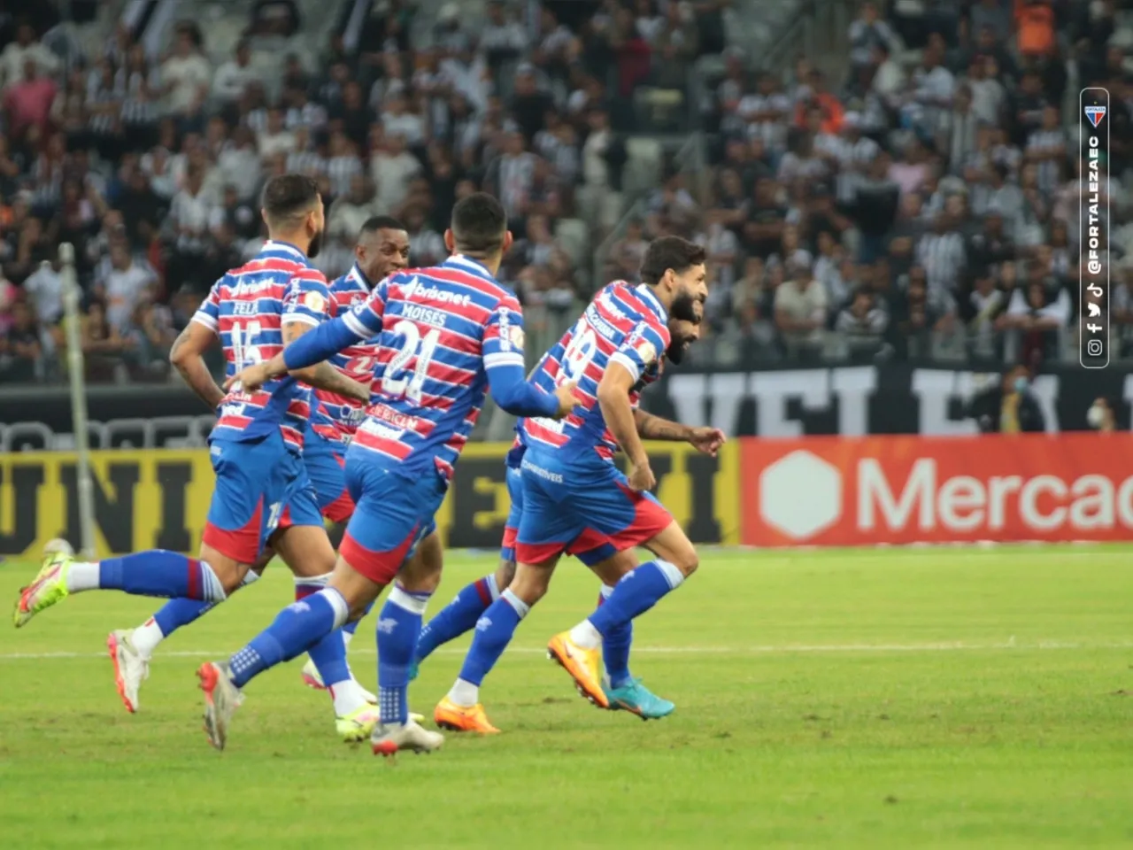 Romarinho marcou o gol do Fortaleza com 3 minutos de jogo