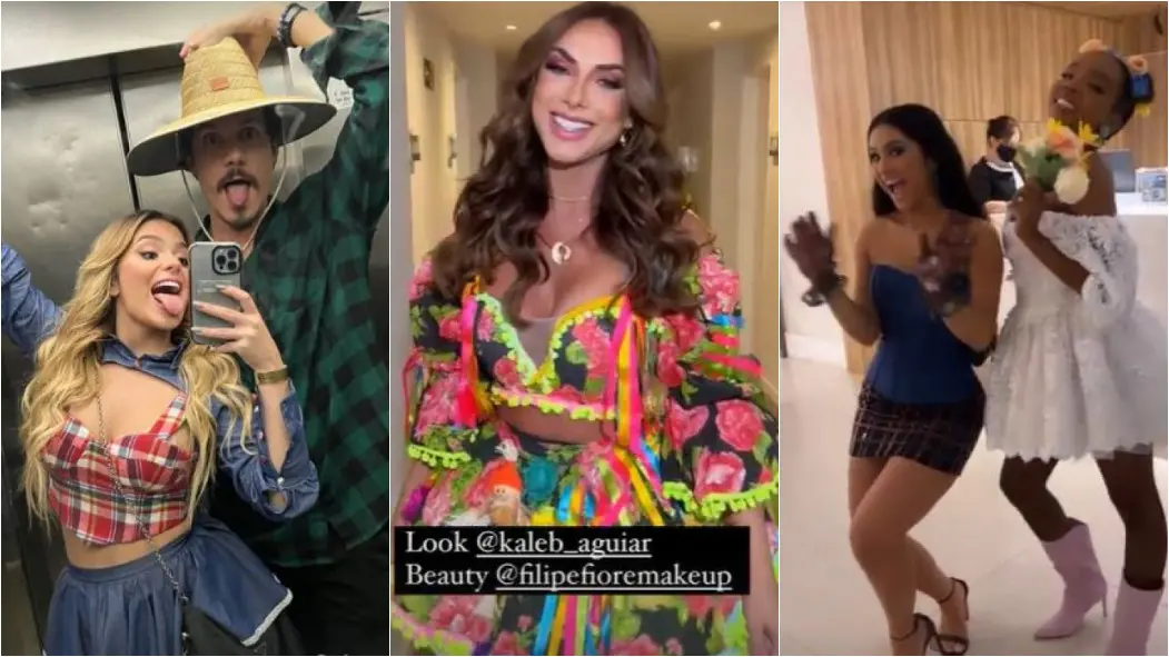 Viih Tube, Eliezer, Nicole Bahls, Mileide Mihaile, Thelma Assis no São João da Thay 2022