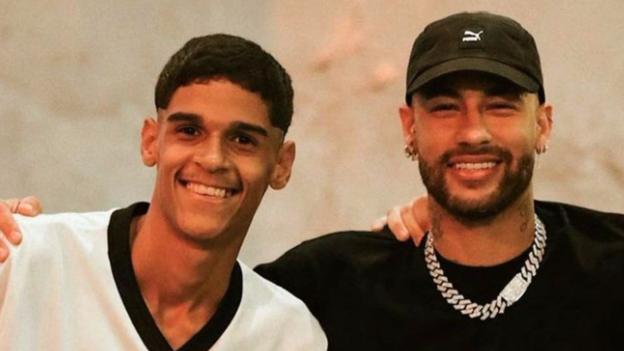 Luva de Pedreiro e Neymar se encontraram em evento organizado por Luciano Huck