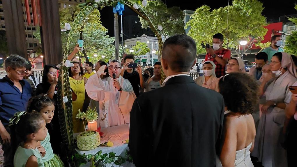 Casamento na Praça do Ferreira
