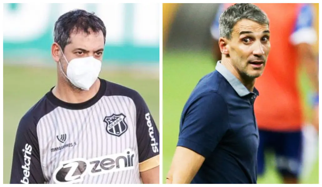 Marquinhos Santos e Vojvoda no comando de treinos de Ceará e Fortaleza