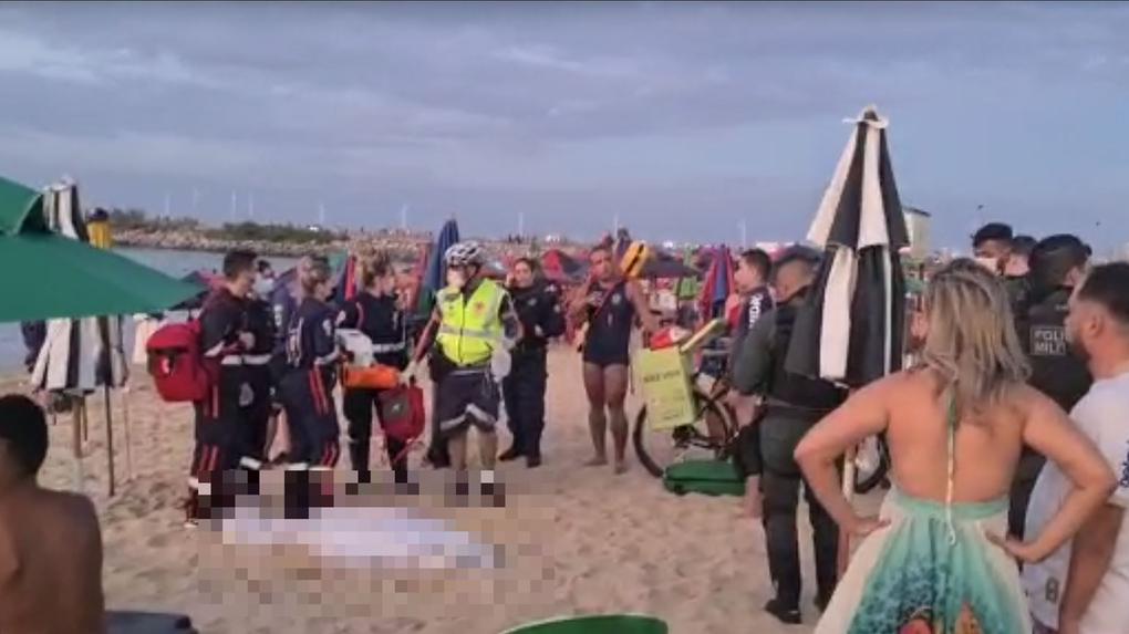 Vítima de afogamento na Praia de Iracema